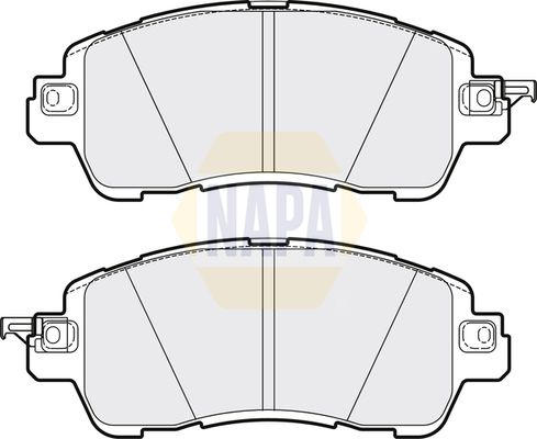 Napa NBP1627 Brake Pad Set, disc brake - 1
