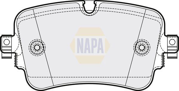 Napa NBP1628 Brake Pad Set, disc brake - 1