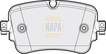 Napa NBP1628 Brake Pad Set, disc brake - 1