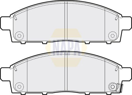 Napa NBP1629 Brake Pad Set, disc brake - 1