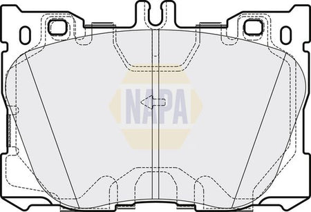 Napa NBP1636 Brake Pad Set, disc brake - 1