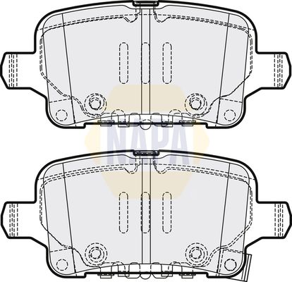 Napa NBP1646 Brake Pad Set, disc brake - 1