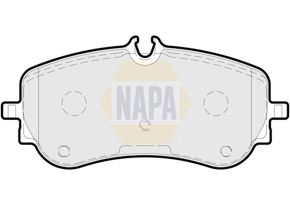 Napa NBP1648 Brake Pad Set, disc brake - 1