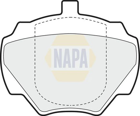 Napa NBP1656 Brake Pad Set, disc brake - 1