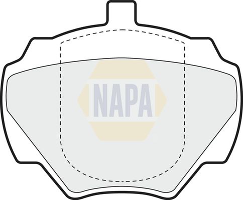 Napa NBP1656 Brake Pad Set, disc brake - 1