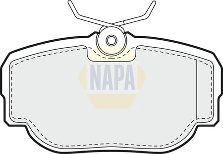 Napa NBP1658 Brake Pad Set, disc brake - 1