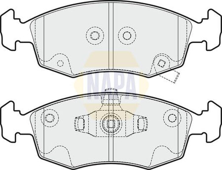 Napa NBP1660 Brake Pad Set, disc brake - 1