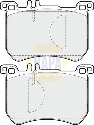 Napa NBP1662 Brake Pad Set, disc brake - 1