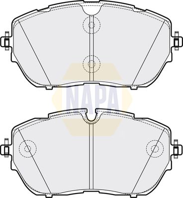 Napa NBP1665 Brake Pad Set, disc brake - 1