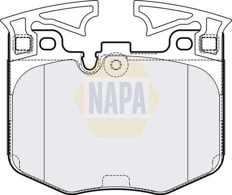 Napa NBP1668 Brake Pad Set, disc brake - 1