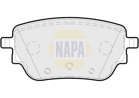 Napa NBP1672 Brake Pad Set, disc brake - 1