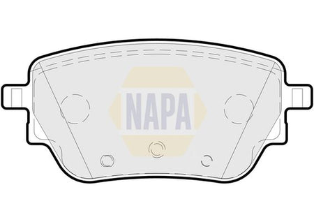 Napa NBP1672 Brake Pad Set, disc brake - 1