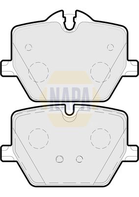 Napa NBP1675 Brake Pad Set, disc brake - 1