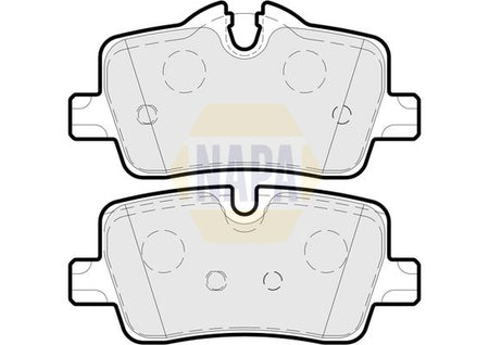 Napa NBP1677 Brake Pad Set, disc brake - 1