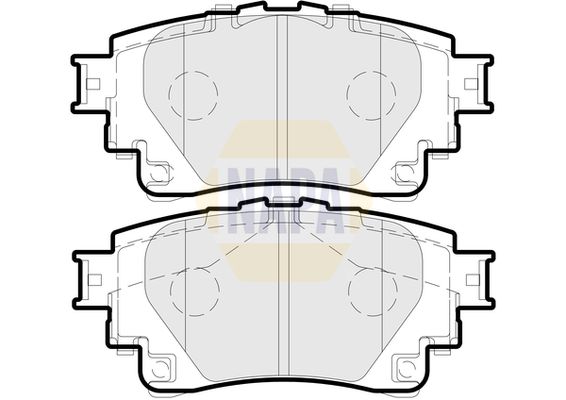 Napa NBP1678 Brake Pad Set, disc brake - 1