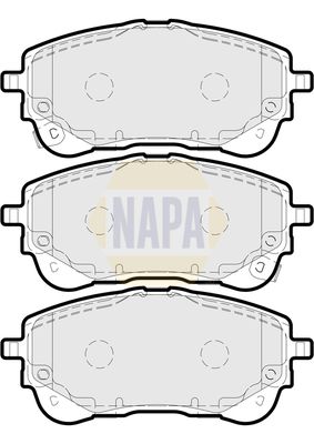 Napa NBP1680 Brake Pad Set, disc brake - 1