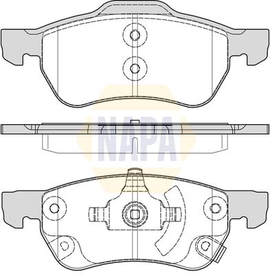 Napa NBP1684 Brake Pad Set, disc brake - 1