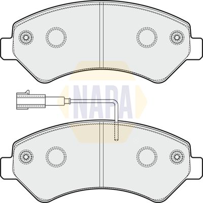 Napa NBP1687 Brake Pad Set, disc brake - 1