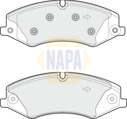 Napa NBP1691 Brake Pad Set, disc brake - 1