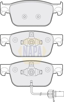 Napa NBP1692 Brake Pad Set, disc brake - 1