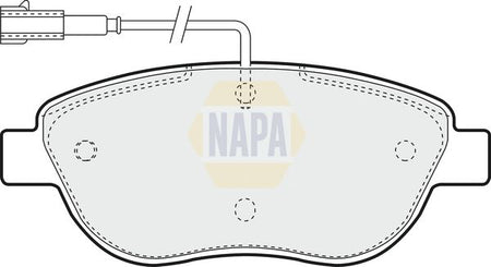 Napa NBP1693 Brake Pad Set, disc brake - 1