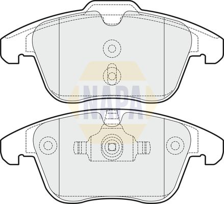 Napa NBP1695 Brake Pad Set, disc brake - 1
