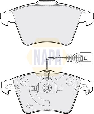 Napa NBP1697 Brake Pad Set, disc brake - 1