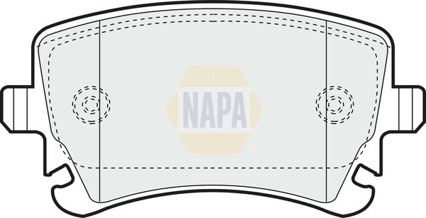 Napa NBP1698 Brake Pad Set, disc brake - 1