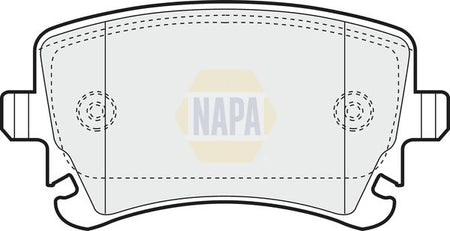 Napa NBP1698 Brake Pad Set, disc brake - 1