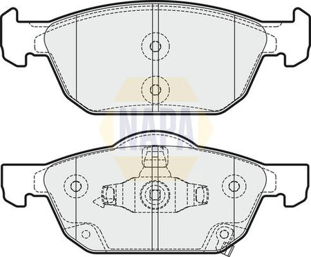 Napa NBP1703 Brake Pad Set, disc brake - 1