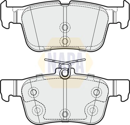 Napa NBP1707 Brake Pad Set, disc brake - 1