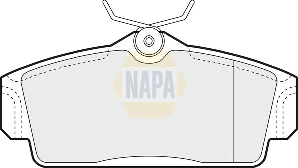 Napa NBP1708 Brake Pad Set, disc brake - 1