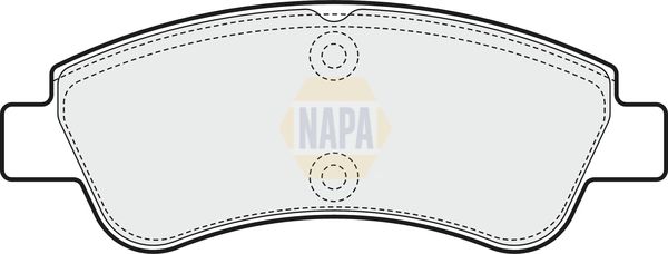 Napa NBP1710 Brake Pad Set, disc brake - 1