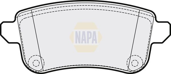 Napa NBP1717 Brake Pad Set, disc brake - 1