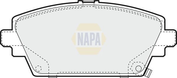Napa NBP1719 Brake Pad Set, disc brake - 1