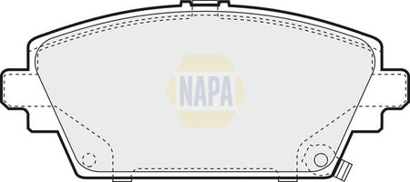 Napa NBP1719 Brake Pad Set, disc brake - 1