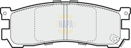 Napa NBP1720 Brake Pad Set, disc brake - 1