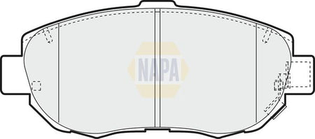 Napa NBP1721 Brake Pad Set, disc brake - 1