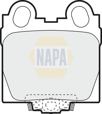 Napa NBP1723 Brake Pad Set, disc brake - 1