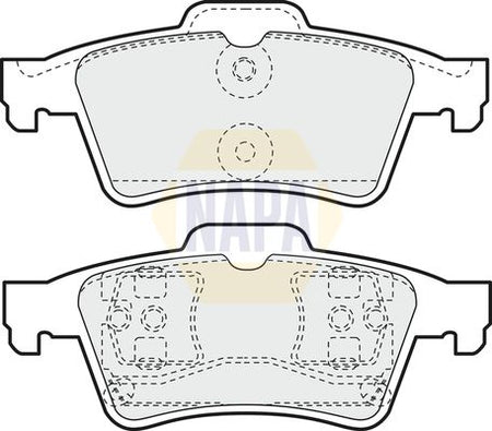 Napa NBP1730 Brake Pad Set, disc brake - 1