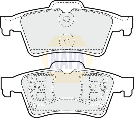 Napa NBP1730 Brake Pad Set, disc brake - 1
