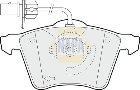 Napa NBP1733 Brake Pad Set, disc brake - 1