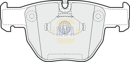 Napa NBP1734 Brake Pad Set, disc brake - 1