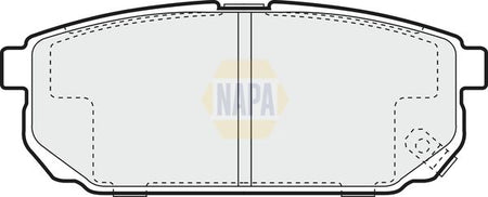 Napa NBP1735 Brake Pad Set, disc brake - 1