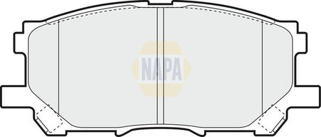 Napa NBP1736 Brake Pad Set, disc brake - 1