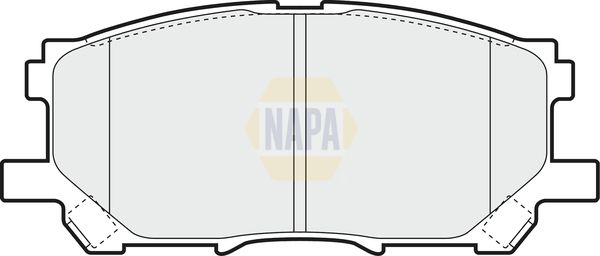 Napa NBP1736 Brake Pad Set, disc brake - 1