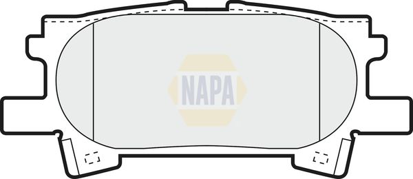 Napa NBP1737 Brake Pad Set, disc brake - 1