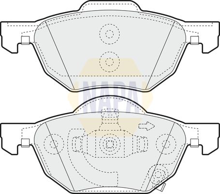Napa NBP1739 Brake Pad Set, disc brake - 1