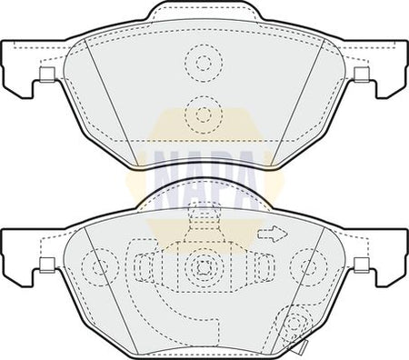 Napa NBP1739 Brake Pad Set, disc brake - 1