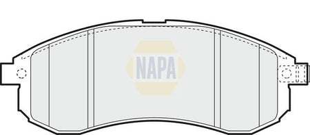 Napa NBP1740 Brake Pad Set, disc brake - 1